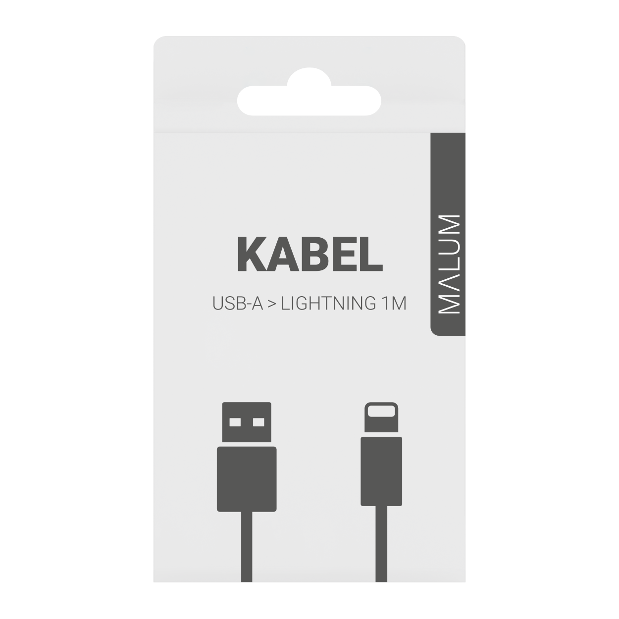 Kabel A Lightning 1M MALUM Kábel USB-A na Lightning 1M
