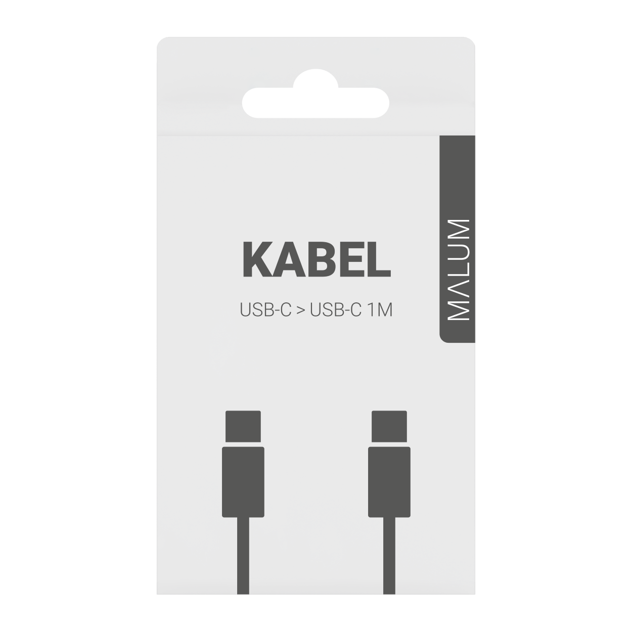 Kabel C C 1M MALUM Kábel USB-C na USB-C 1M